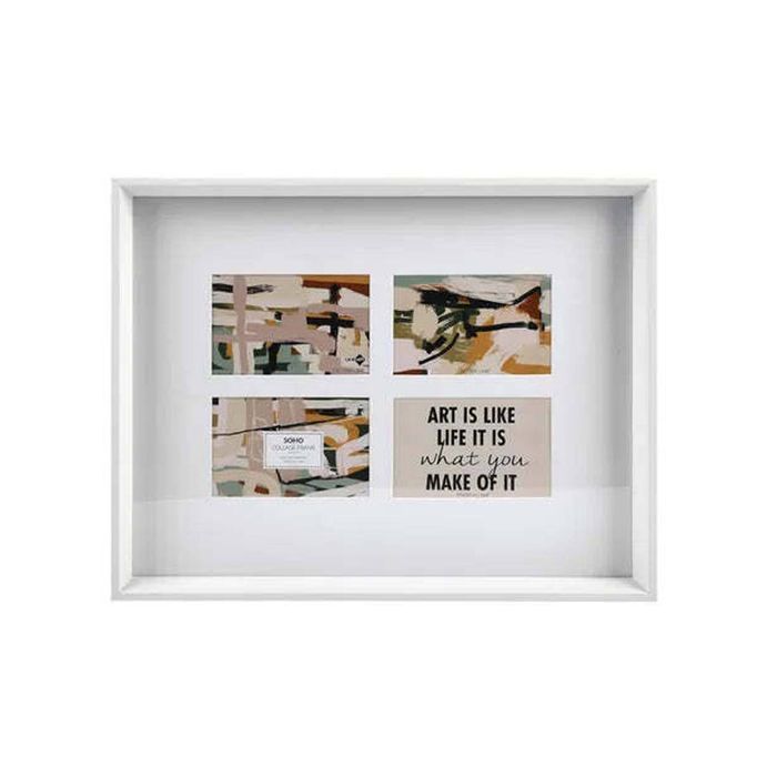 Unigift Soho Collage 4-Slot Photo Frame Portait Landscape 10x15cm - White