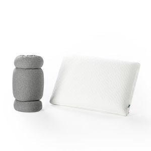 Zinus Pillow With Green Tea Memory Foam Infused & Travel Pouch
