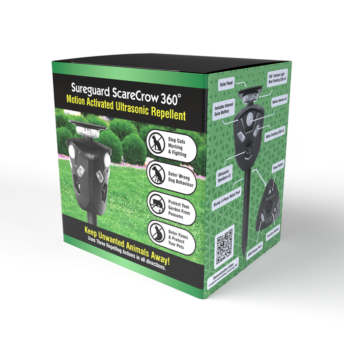 Sureguard Scarecrow Motion Activated Ultrasonic Animal Repellent