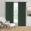 Sherwood home 100% blockout concealed tab top curtain pair forest green 90x223cm