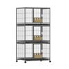 I.pet Bird Cage Large Bird Cages Aviary Budgie Perch Cage Parrot Pet Stand Wheels