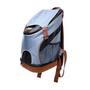 Ibiyaya Denim Fun Lightweight Pet Backpack/Travel Carrier for Small Cats/Dogs
