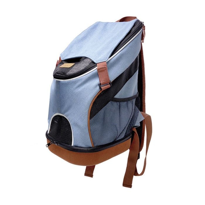 Ibiyaya Denim Fun Lightweight Pet Backpack/Travel Carrier for Small Cats/Dogs