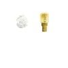 Oven Light Globe Complete Lamp Assembly - Globe + Cover 02825990kit. Suits Miele