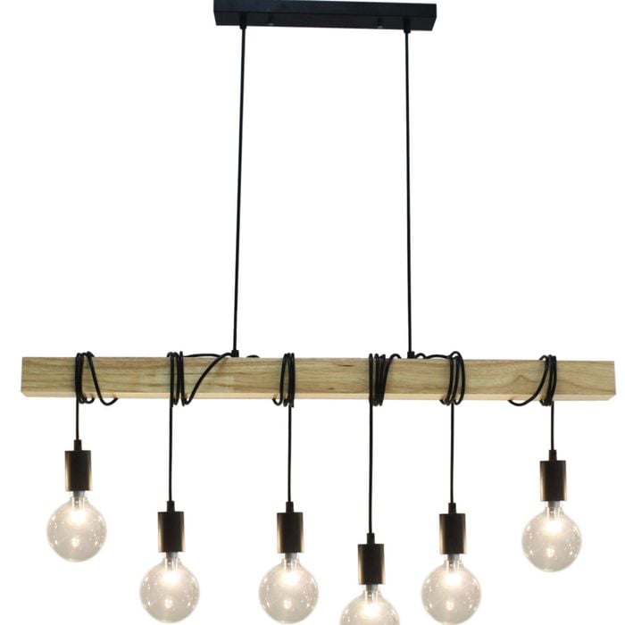Lexi Lighting Tibery 6 Lights Pendant 100 cm
