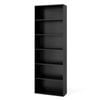 Costway 6-tier Open Bookcase 178cm Display Shelf Storage Organizer Black