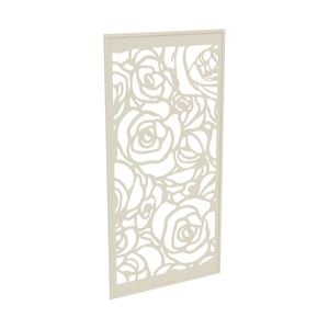 ProtectorAl 300-940 x 941-1840mm Surfmist Roses Framed Composite Decorative Panel