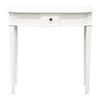 Centrum Furniture Nueva 1 Drawer Carved Sofa Table - White