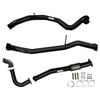 Ignite Exhausts Turbo Back For Nissan Gu Patrol 4.2l Turbo Diesel Wagon 3" Inch / Pipe Only Black Aluminised Steel