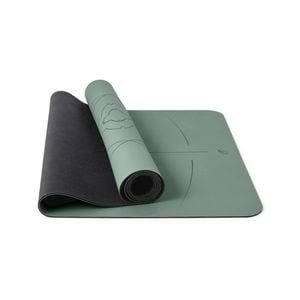 Decathlon - 4 Mm Thick Ultra Grippy Dynamic Yoga Mat - Green - One Size