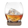 Final Touch Spirit/Whiskey & Cigar Holder Glass w/Non-Slip Silicone Base