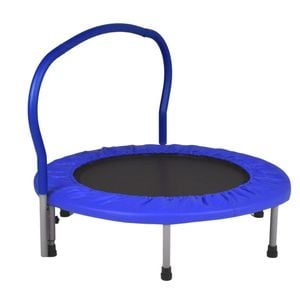 Advwin Trampoline for Kids 36 Inch, Foldable Fitness Rebounder Mini Trampoline, Max Limit 150KG, Blue