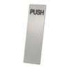 Sylvan 300 x 100 x 1.8mm Stainless Steel Push Plate