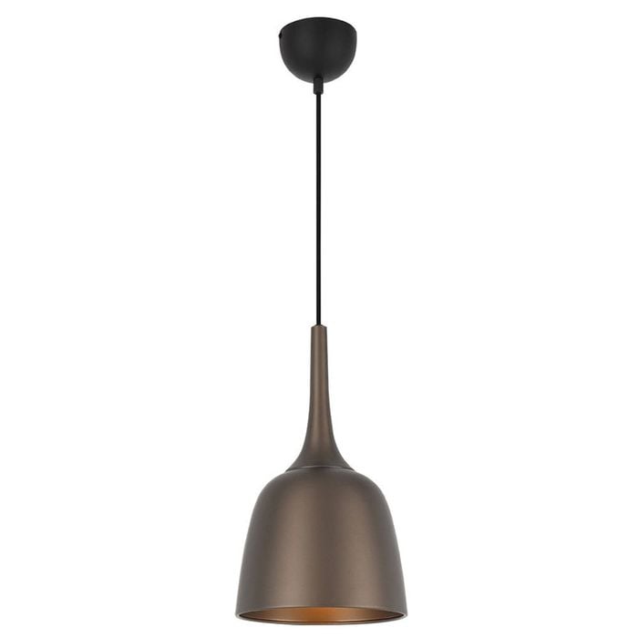 Telbix Polk Modern Pendant Hanging Lamp Light Metal Bronze