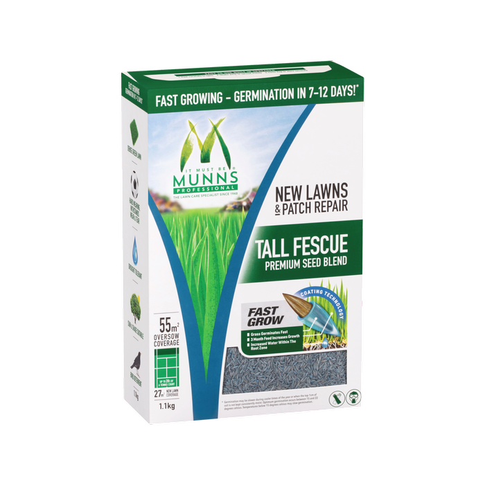 Munns Professional 1.1Kg Tall Fescue Premium Seed Blend