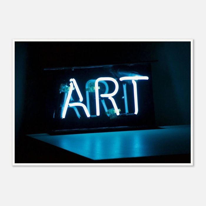 Galrie Stunning Neon Art Skateboarding Photograph by Victor Erixon, Poster Only, 50 x 70cm (20 x 28inch)
