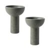 SOGA 2X 15x19.5cm Nordic Ceramic Vase Set