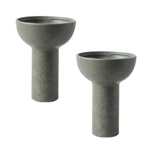 SOGA 2X 15x19.5cm Nordic Ceramic Vase Set