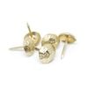 Pinnacle Brass Hammer Head Upholstery Nails - 50 Pack