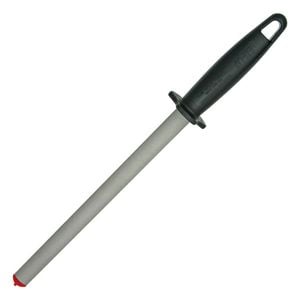 Eze Lap Fine Oval 25cm / 10" Sharpening Steel | Red D10f