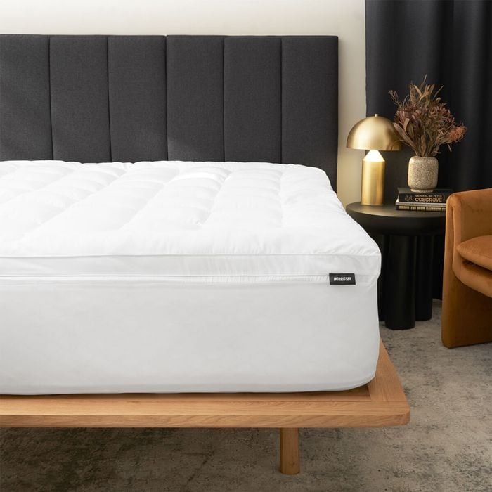 Morrissey Down Alternative Mattress Topper King Bed White