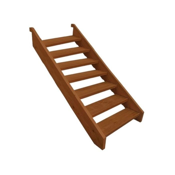 1200mm Stair Kit Merbau 7 Tread