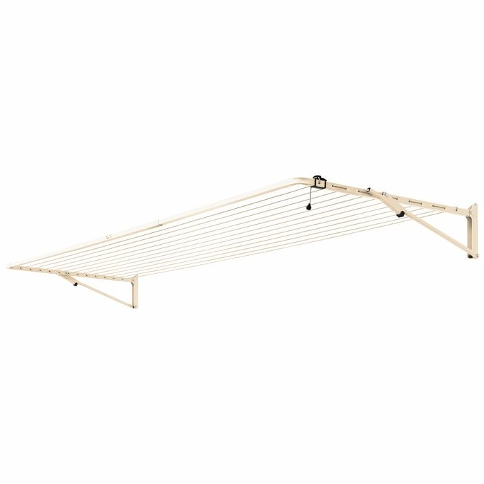 Austral 39.3m Classic Cream Compact39 Single Fold Down Clothesline