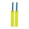 2PK Victor Sports Plastic Cricket Bat Rubber Lightweight Size 6 Yellow