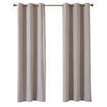 Smart Home Products 120 x 223cm Natural Flynn Bonded Blockout Eyelet Curtain - 1 Pack