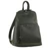 Wos Twin Zip Backpack Nappa Italian Leather Travel  Grape Leaf
