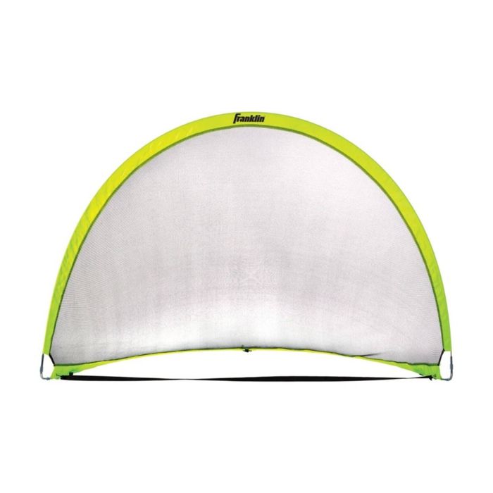 Franklin Pop Up Dome Portable Kids Soccer Goal Neon Yellow 1.83x1.21m