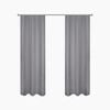 Smart Home Products 190cm Silver Seville Pencil Pleat Curtain - 2 Pack - 150-230 x 160cm
