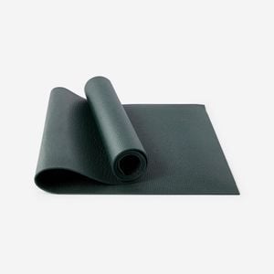 Decathlon - Essential Yoga Mat 172cm X 58cm X 4mm - Dark Green - One Size