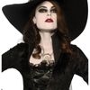 Rubie's Womens Halloween Witches Hat Oversized Pointed Tulle Accessory Black