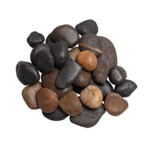 Tuscan Path 10kg 30-50mm Natural Black Mix Pebble