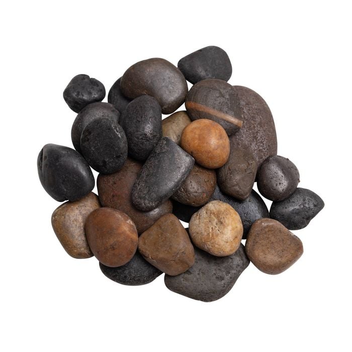 Tuscan Path 10kg 30-50mm Natural Black Mix Pebble