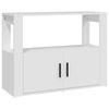 vidaXL Sideboard White Engineered Wood Buffet Side Cabinet Storage Organiser