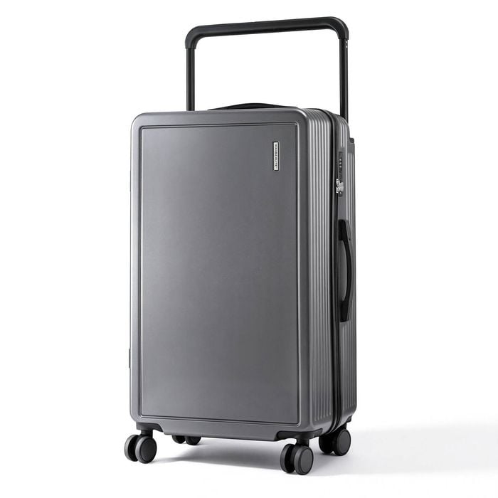 Wanderlite 28" Wide Handle Luggage Suitcase Travel Tsa Lock Anthracite Grey