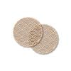 2pc Nord Deco Wooden Coaster Kitchen Decor 10x10cm - Arches