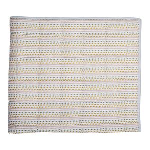 Ecology Casuarina Quilted Throw Size 152 x 127cm Striped Bedding