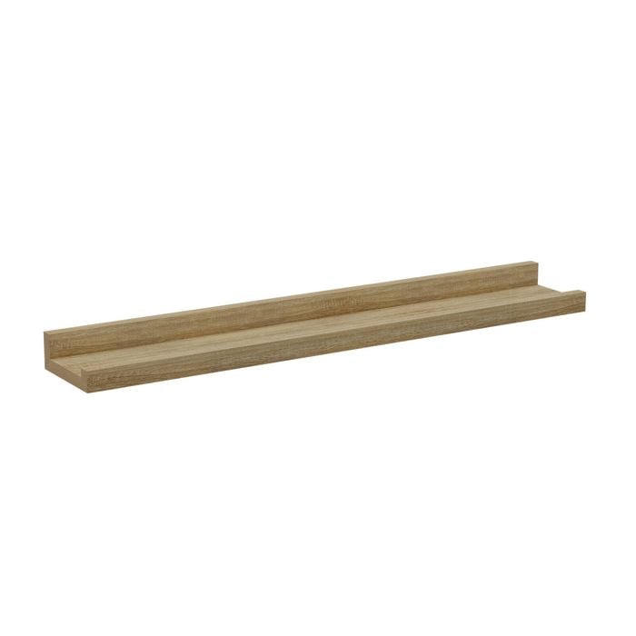 Practa 550 x 35 x 90mm Oak Photo Shelf