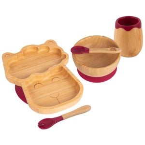 Tiny Dining 5pc Bamboo Llama Baby Weaning Set
