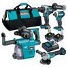 Makita Brushless 4 Piece Combo Kit DLX4148TX1
