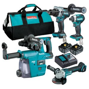 Makita Brushless 4 Piece Combo Kit DLX4148TX1