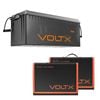 Voltx 12v 300ah Lithium Battery + 400w Solar Panel Foldable