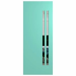 Hume 2040 x 1200 x 40mm Entrance Door Verve G1 Glass VER11