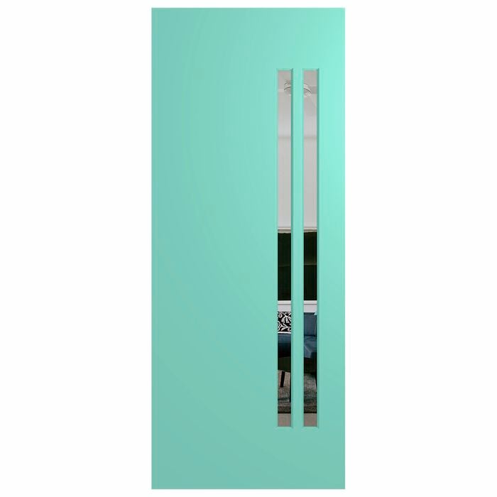 Hume 2040 x 1200 x 40mm Entrance Door Verve G1 Glass VER11