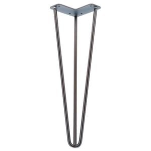 Taskmaster 400 x 10mm Black Nickel Steel Hairpin 3 Leg
