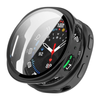 Samsung Galaxy Watch 8 44mm Tempered Glass Screen Protector Case (Titanium Gray)