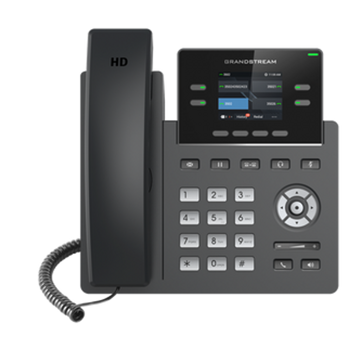 Grandstream GRP2612W 4 Line IP Phone, 2 SIP Accounts, 320x240 Colour